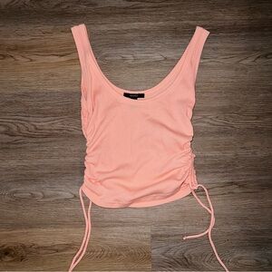 Forever 21 Pink Ruched Top - Size large